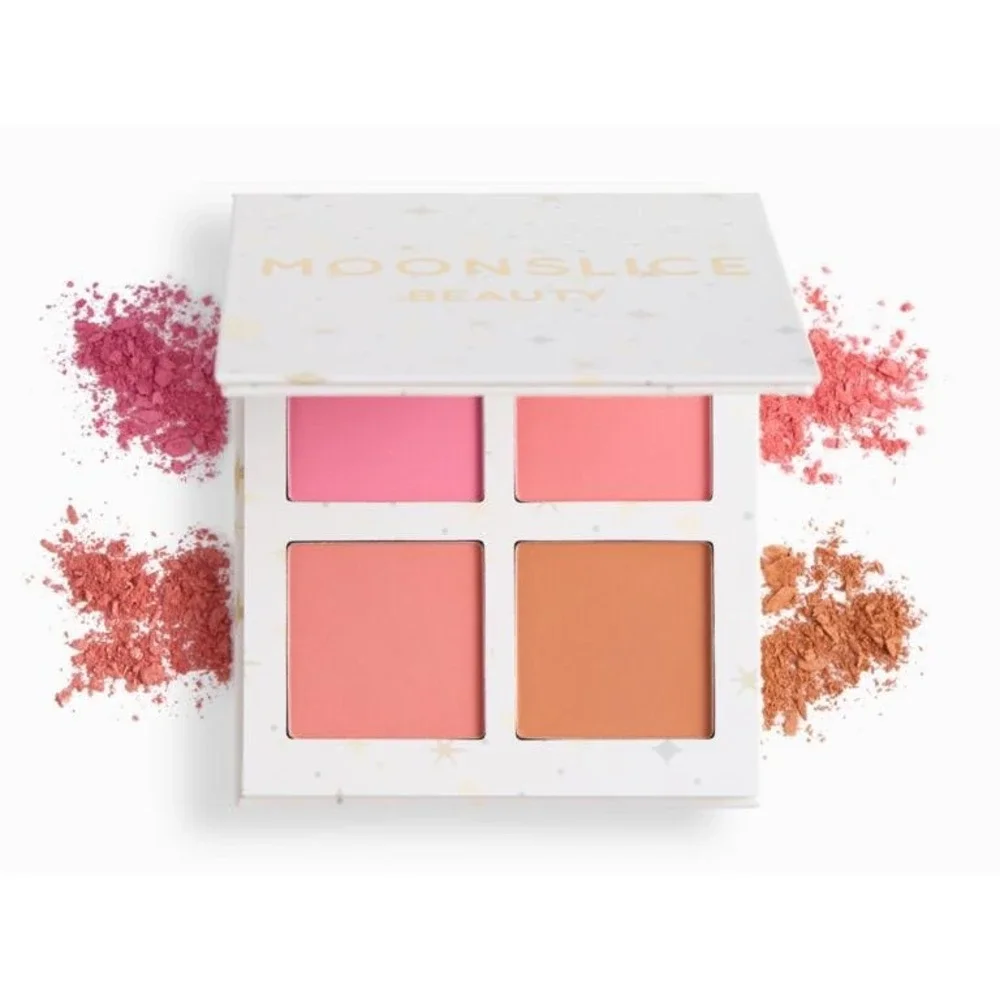 Moonslice Beauty Blushing Moon 4 Shade Blush Palette Vegan Cruelty‎ Free New